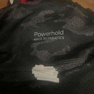 Fabletics Powerhold Dark Camo Leggings